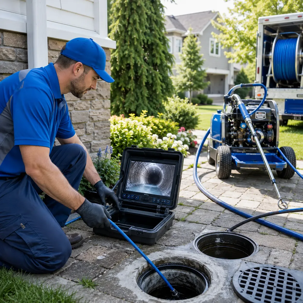 Outdoor drain cleaning professionals serving Points, WV